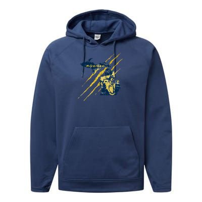 Michigan Performance Fleece Hoodie