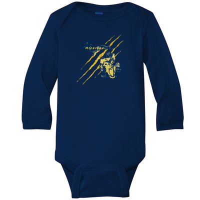 Michigan Baby Long Sleeve Bodysuit