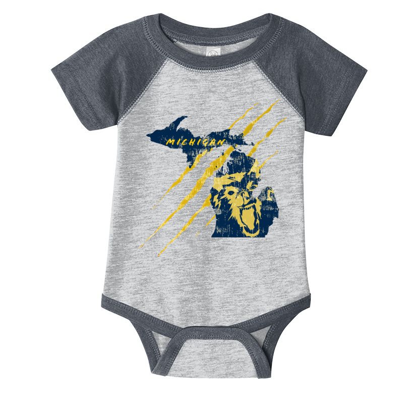 Michigan Infant Baby Jersey Bodysuit