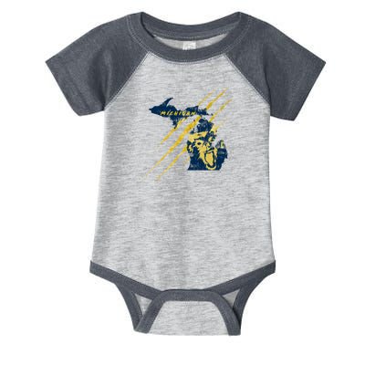 Michigan Infant Baby Jersey Bodysuit