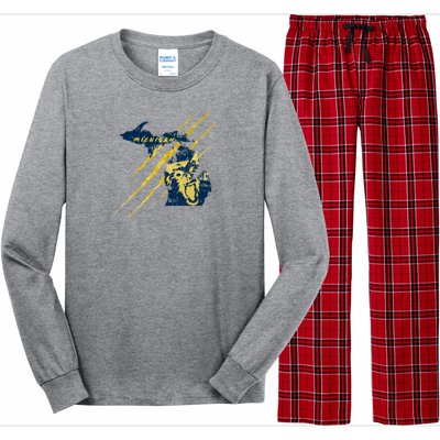 Michigan Long Sleeve Pajama Set