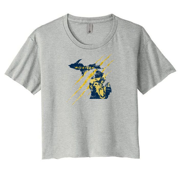 Michigan Women's Crop Top Tee