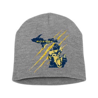 Michigan Short Acrylic Beanie