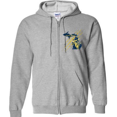 Michigan Full Zip Hoodie