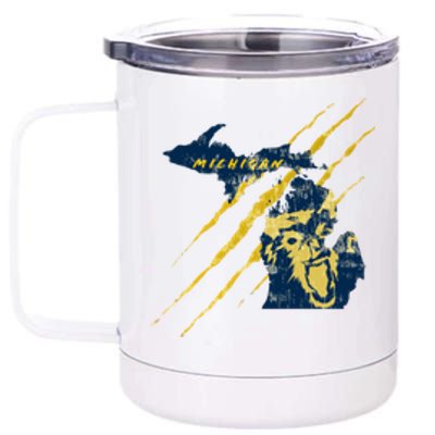 Michigan 12 oz Stainless Steel Tumbler Cup