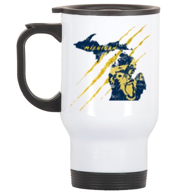 Michigan Stainless Steel Travel Mug