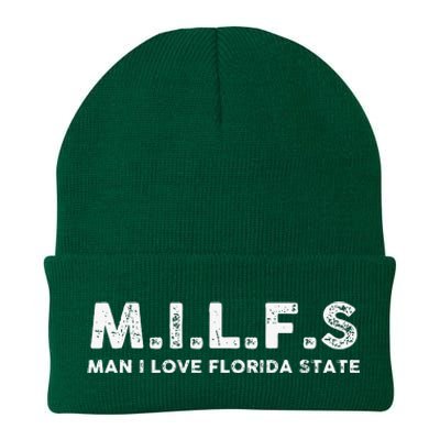 MILFS Man I Love Florida States Vintage Knit Cap Winter Beanie