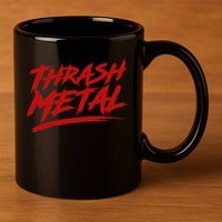 My Music Is Thrash 11oz C Handle Ceramic Mug