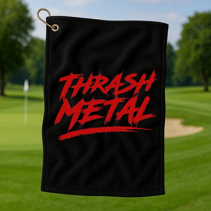 My Music Is Thrash Golf Towel