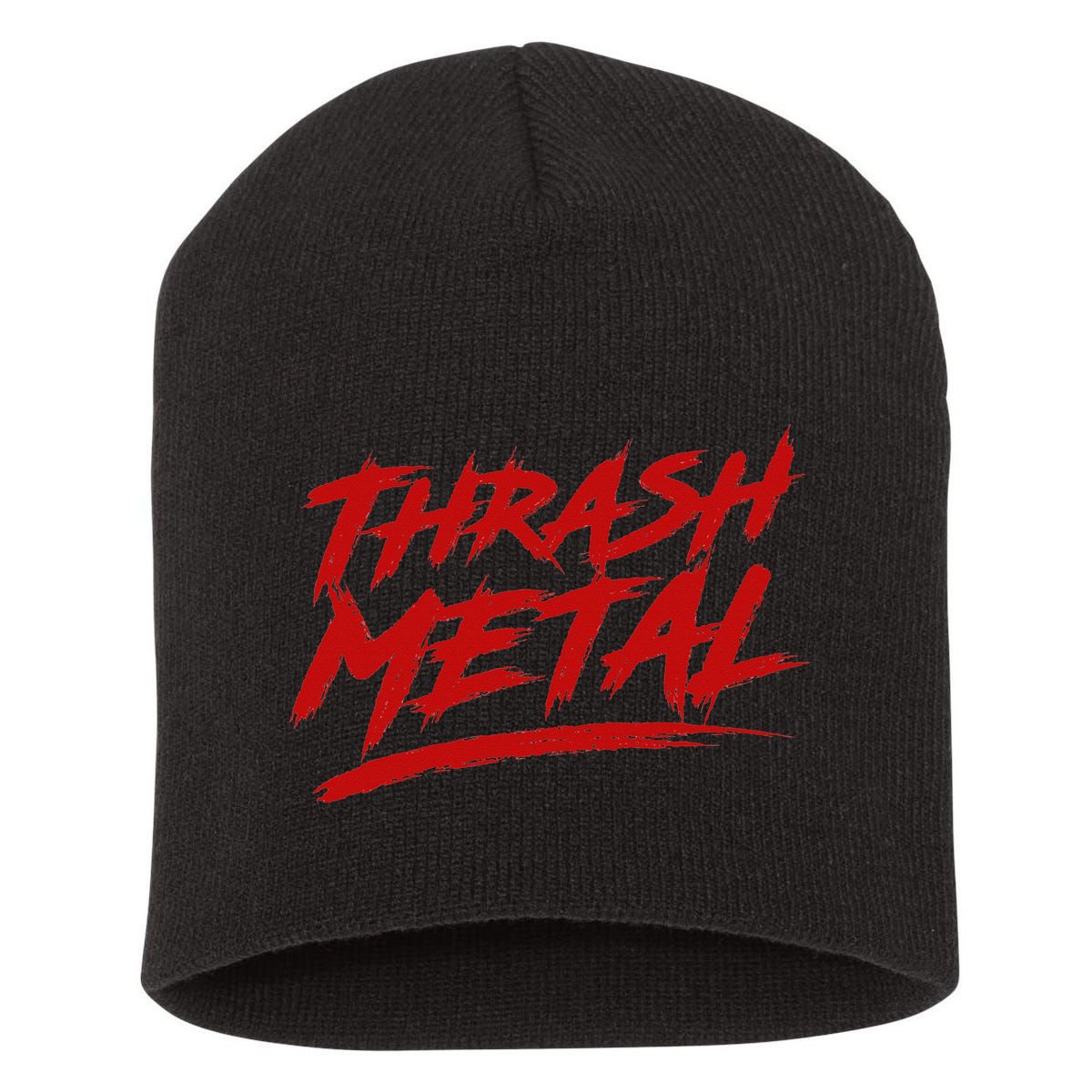 My Music Is Thrash Short Acrylic Beanie