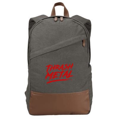My Music Is Thrash Cotton Canvas Backpack