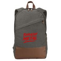 My Music Is Thrash Cotton Canvas Backpack