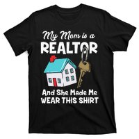 My Mom Is A Realtor Real Estate Agent T-Shirt