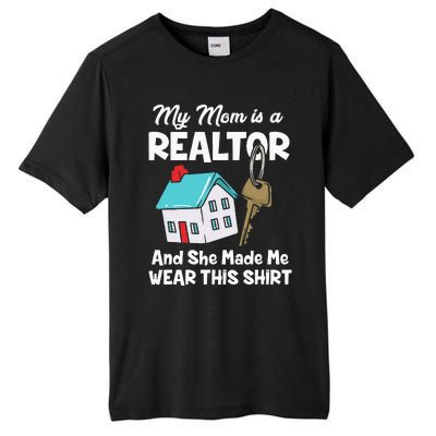 My Mom Is A Realtor Real Estate Agent Tall Fusion ChromaSoft Performance T-Shirt