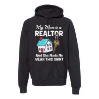 My Mom Is A Realtor Real Estate Agent Premium Hoodie