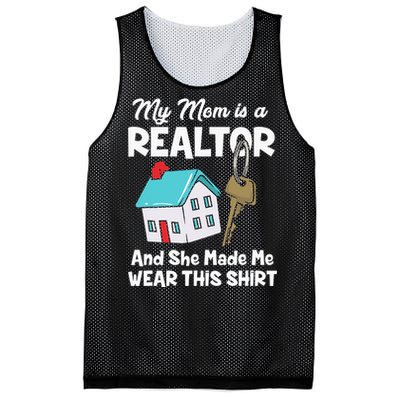 My Mom Is A Realtor Real Estate Agent Mesh Reversible Basketball Jersey Tank