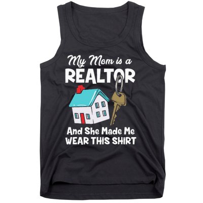 My Mom Is A Realtor Real Estate Agent Tank Top