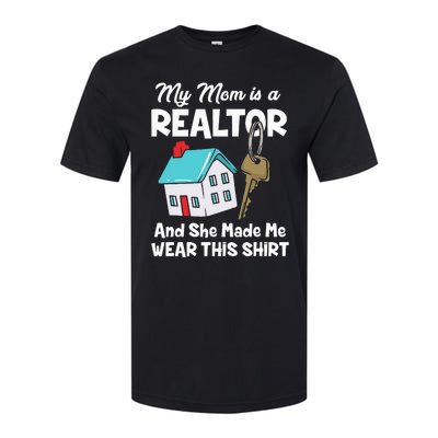 My Mom Is A Realtor Real Estate Agent Softstyle CVC T-Shirt