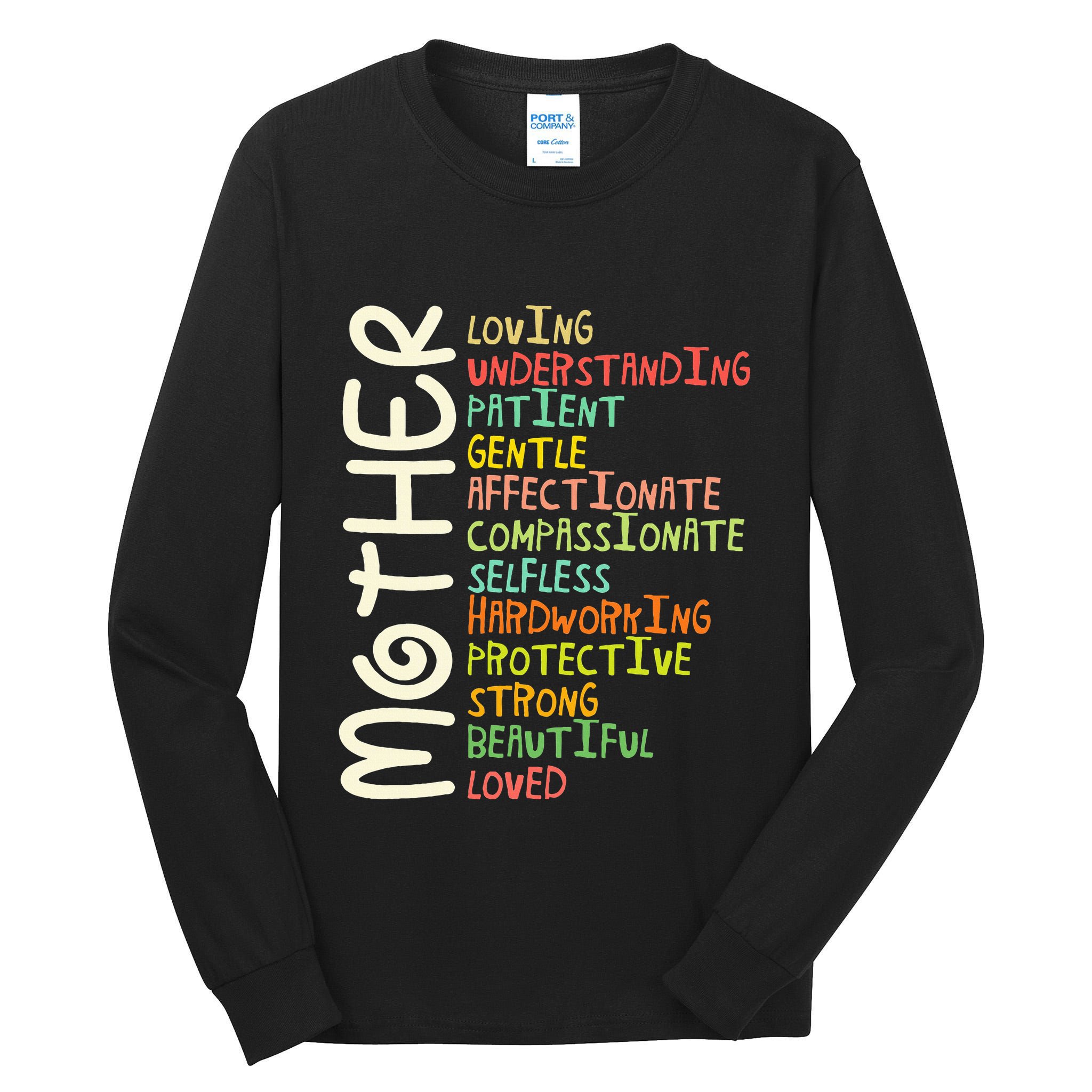 Mother Meaning I Love Mom Tall Long Sleeve T-Shirt