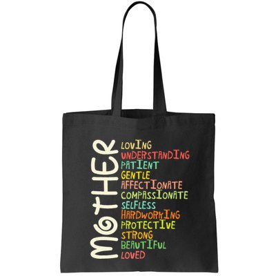 Mother Meaning I Love Mom Bag