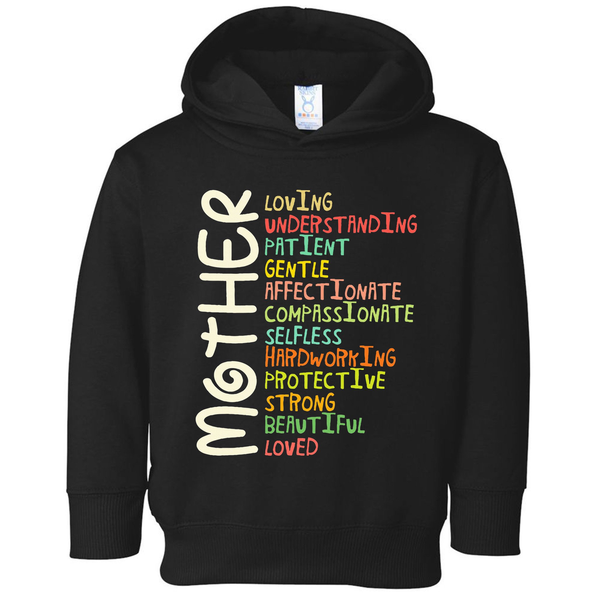 Mother Meaning I Love Mom Toddler Hoodie