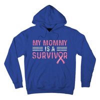 My Mommy Is A Survivor Pink Ribbon Breast Cancer Awareness Hoodie