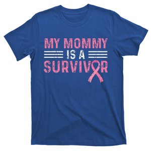 My Mommy Is A Survivor Pink Ribbon Breast Cancer Awareness T-Shirt