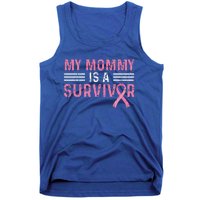 My Mommy Is A Survivor Pink Ribbon Breast Cancer Awareness Tank Top