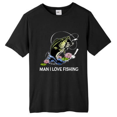 MILF Man I Love Fishing Funny Fishing Design Tall Fusion ChromaSoft Performance T-Shirt