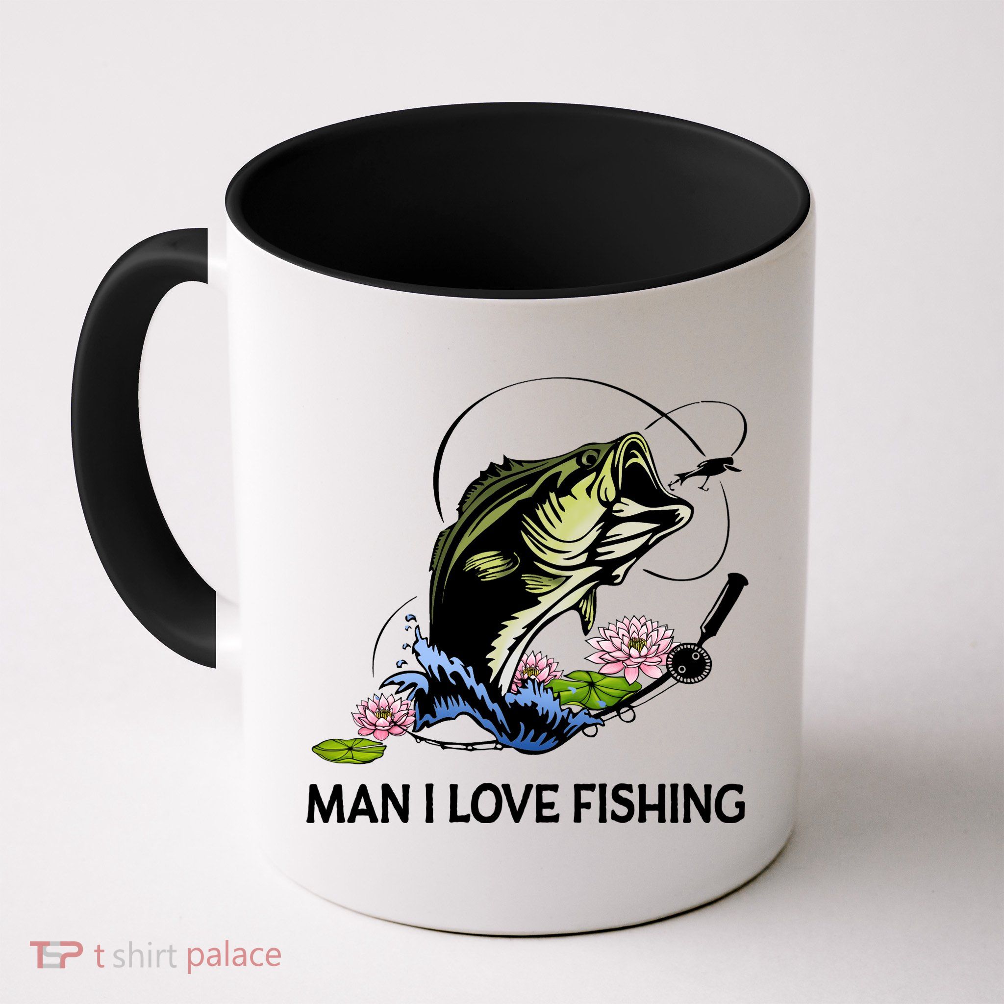 MILF Man I Love Fishing Funny Fishing Design Coffee Mug