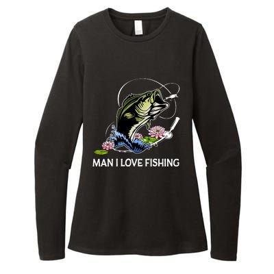 MILF Man I Love Fishing Funny Fishing Design Womens CVC Long Sleeve Shirt