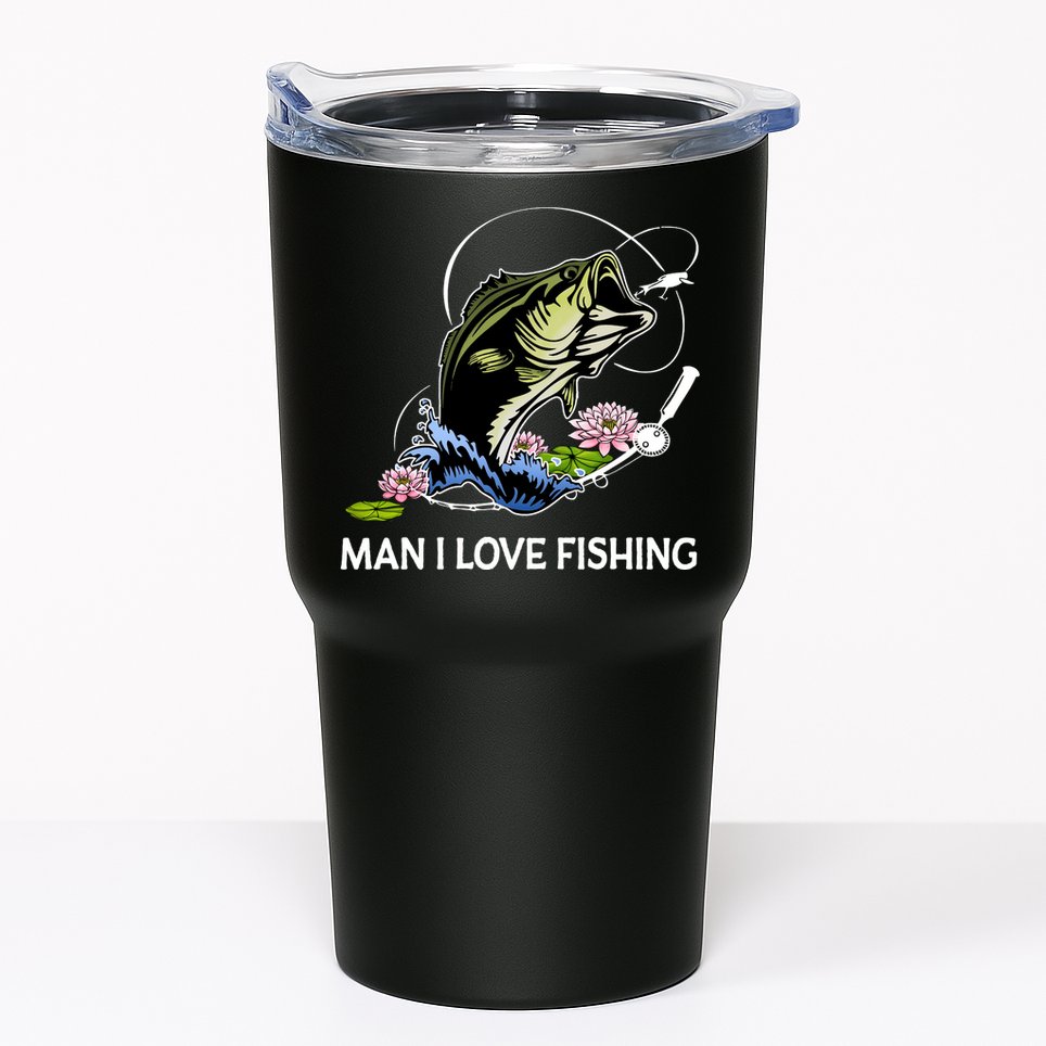 MILF Man I Love Fishing Funny Fishing Design Tumbler