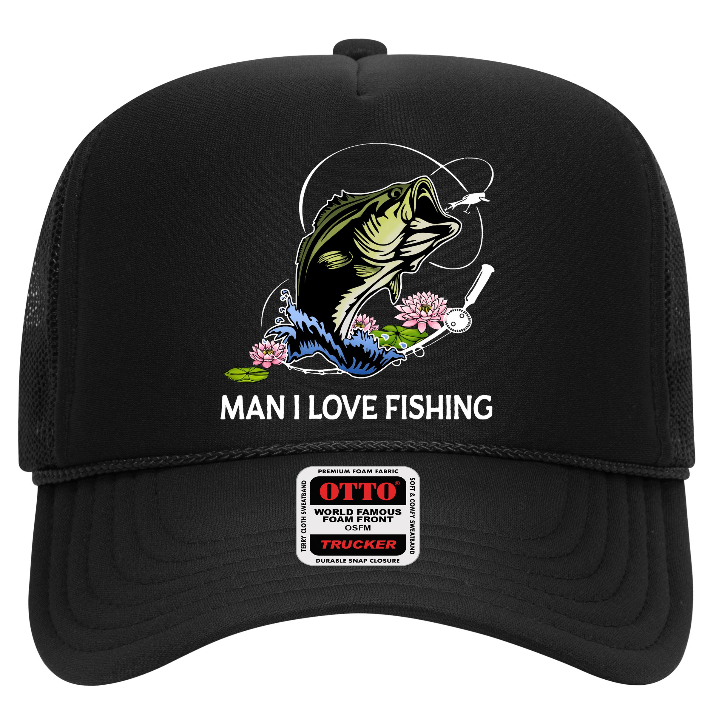 MILF Man I Love Fishing Funny Fishing Design Hat