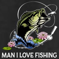 MILF Man I Love Fishing Funny Fishing Design Hat