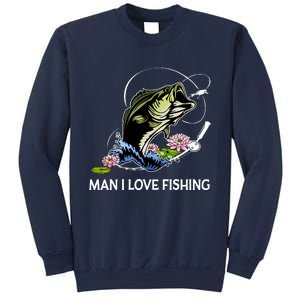 MILF Man I Love Fishing Funny Fishing Design Sweatshirt