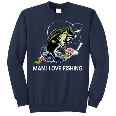 MILF Man I Love Fishing Funny Fishing Design Sweatshirt