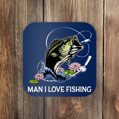 MILF Man I Love Fishing Funny Fishing Design Coaster