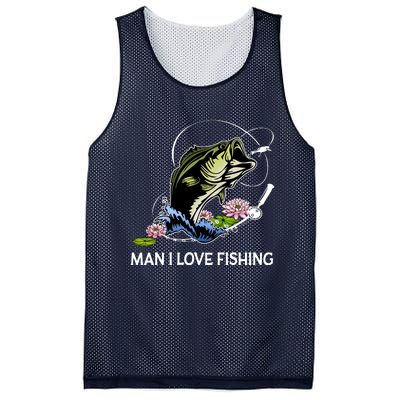 MILF Man I Love Fishing Funny Fishing Design Mesh Reversible Basketball Jersey Tank