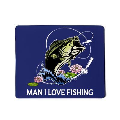 MILF Man I Love Fishing Funny Fishing Design Mousepad