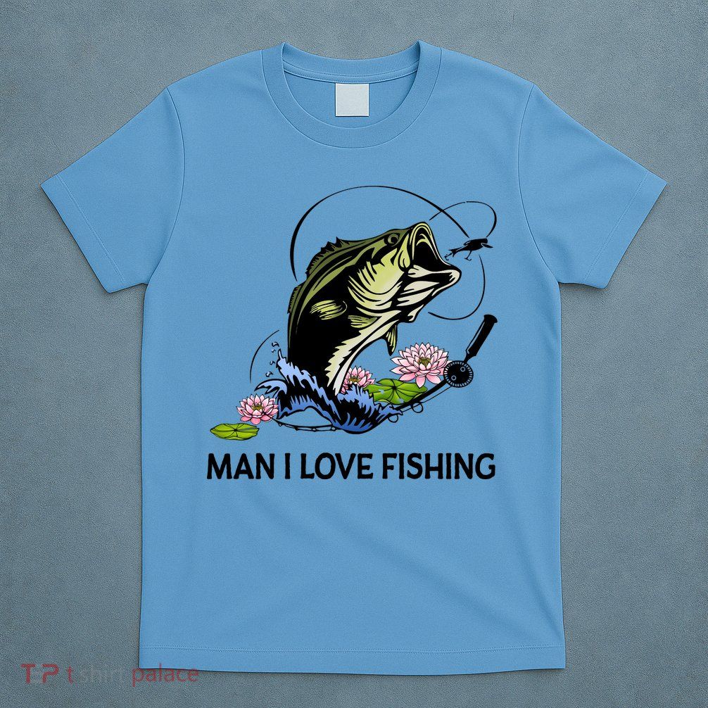 MILF Man I Love Fishing Funny Fishing Design T-Shirt