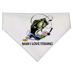 MILF Man I Love Fishing Funny Fishing Design USA-Made Doggie Bandana