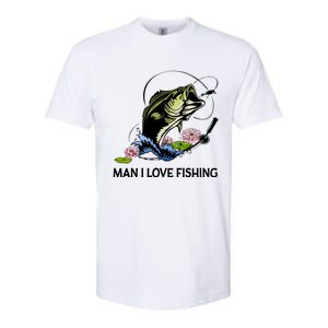 MILF Man I Love Fishing Funny Fishing Design Softstyle CVC T-Shirt