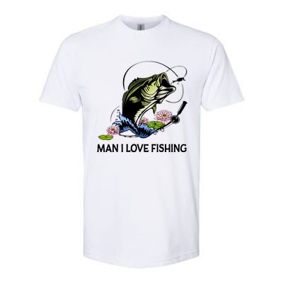 MILF Man I Love Fishing Funny Fishing Design Softstyle CVC T-Shirt