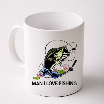 MILF Man I Love Fishing Funny Fishing Design Coffee Mug