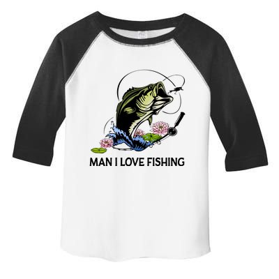 MILF Man I Love Fishing Funny Fishing Design Toddler Fine Jersey T-Shirt