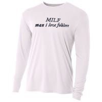 Milf Man I Love Folklore Cooling Performance Long Sleeve Crew