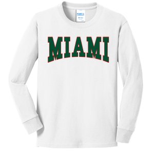 Miami Kids Long Sleeve Shirt