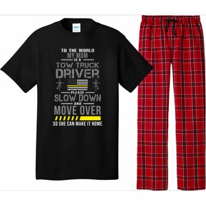 My Mom Is A Tow Truck Driver Gift Pajama Set