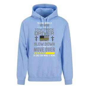 My Mom Is A Tow Truck Driver Gift Unisex Surf Hoodie