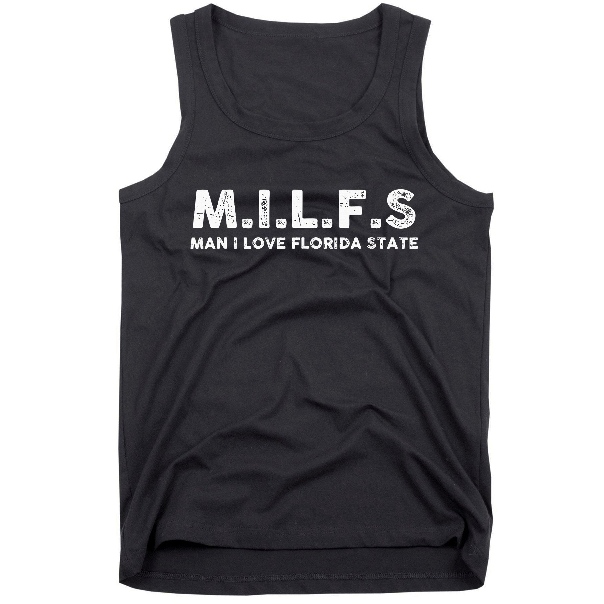 Milfs Man I Love Florida States Fl Vintage Tank Top